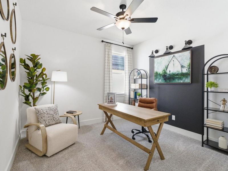 Furnished interior view inside a new home in Meadow Ridge Estates, Josephine (Image 7).