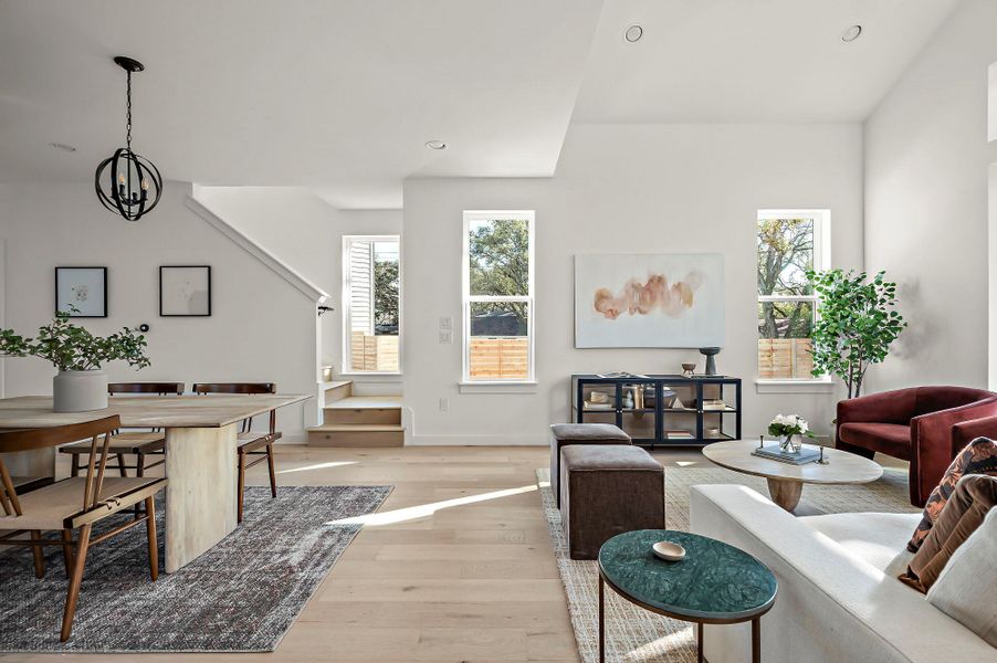 Furnished interior view inside a new home in , Austin (Image 15).