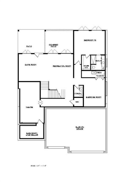 2D floor plan layout of this home in , Duluth, GA (Image 6).
