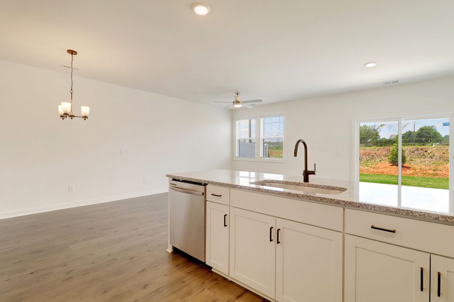 Representative furnished interior of a home built from the Ivey by Hunter Quinn Homes in Westgate Village Townes, Spartanburg (Image 9). Representative furnished interior of a home built from the Ivey by Hunter Quinn Homes in Westgate Village Townes, Spartanburg (Image 9).
