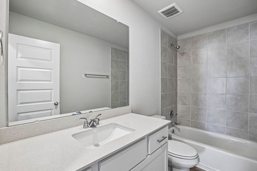 Furnished interior view inside a new home in Cloverleaf, Austin (Image 12).