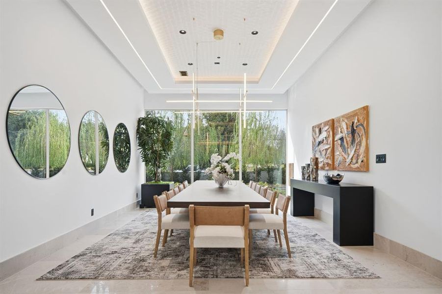 Furnished interior view inside a new home in , Dallas (Image 6).