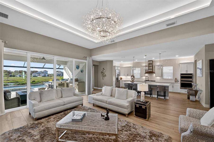 Furnished interior view inside a new home in , Sarasota (Image 14).