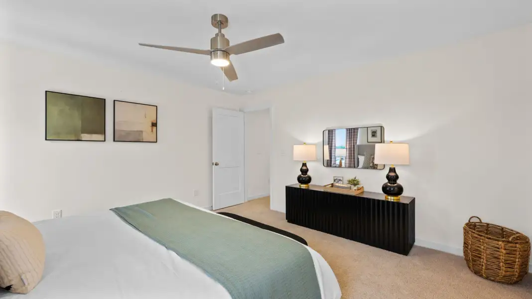 Representative furnished interior of a home built from the Tatum Townhome by D.R. Horton in Cherokee Overlook, Sevierville (Image 23).