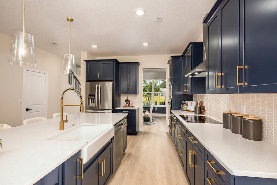 Representative furnished interior of a home built from the Newbury I by Beazer Homes in Estates at Lake Jesup, Sanford (Image 7).