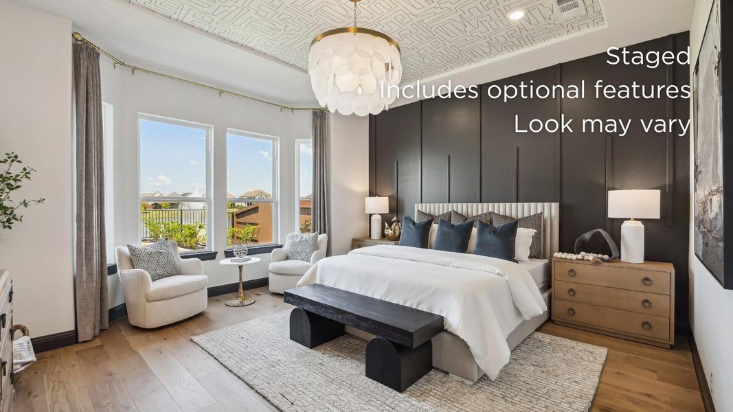 Furnished interior view inside a new home in Woodhavyn 60', Magnolia (Image 9).