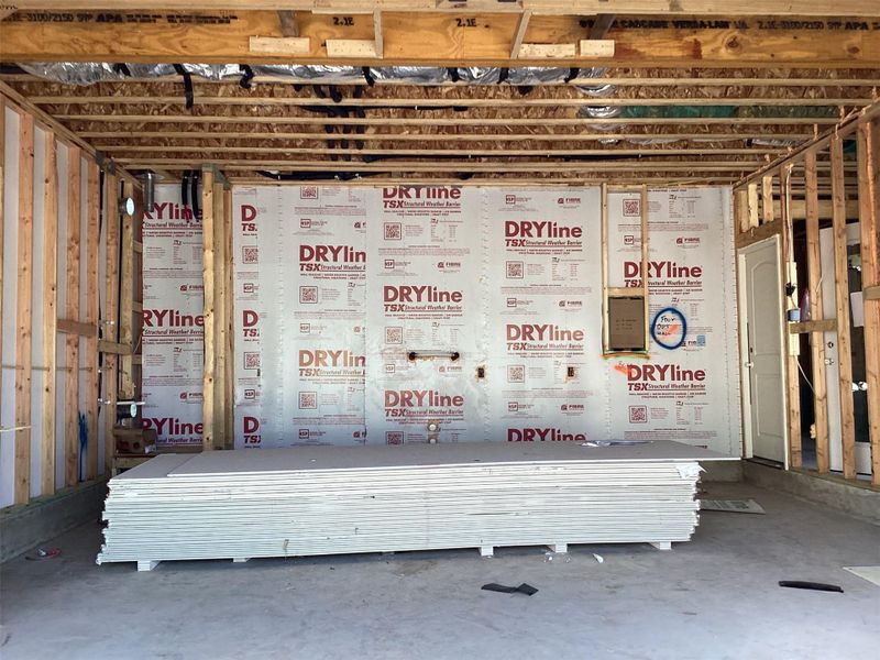 In-progress construction of a new home in Lariat, Liberty Hill, TX (Image 16). In-progress construction of a new home in Lariat, Liberty Hill, TX (Image 16).