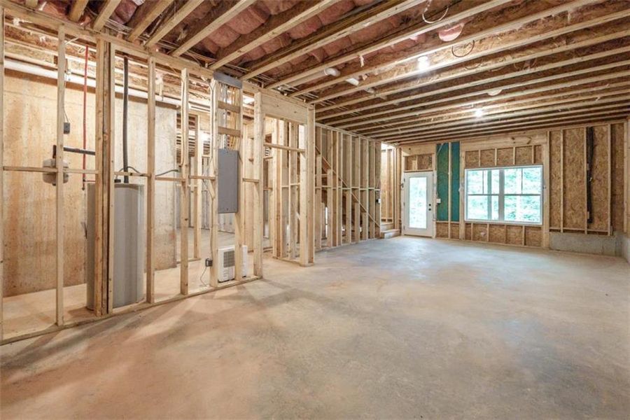 In-progress construction of a new home in , Covington, GA (Image 48).