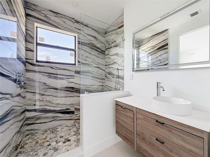Furnished interior view inside a new home in , Miami (Image 7).
