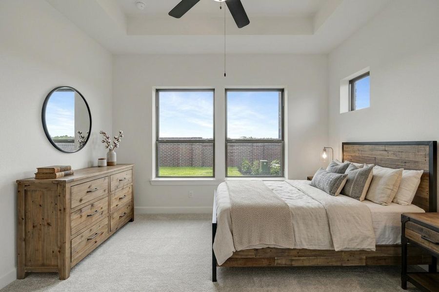 Furnished interior view inside a new home in Sienna - Grove Collection, Missouri City (Image 7).
