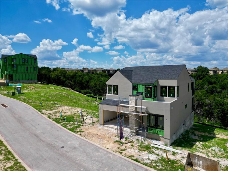 In-progress construction of a new home in , Austin, TX (Image 11).