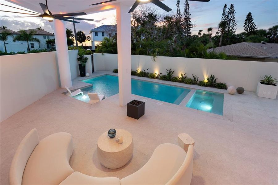 Exterior details and patio area of a home in , Longboat Key (Image 43).