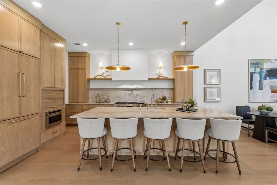 Furnished interior view inside a new home in , Dallas (Image 34).