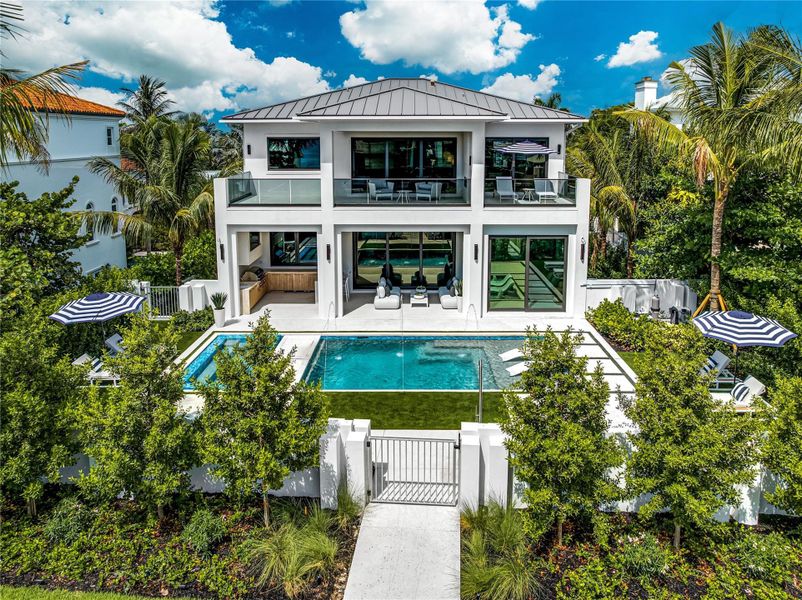 Front exterior of a new home in , Ocean Ridge, FL, highlighting curb appeal (Image 25).
