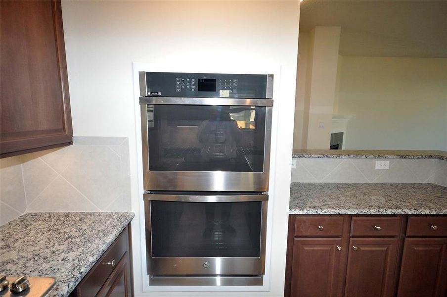 Double self cleaning ovens