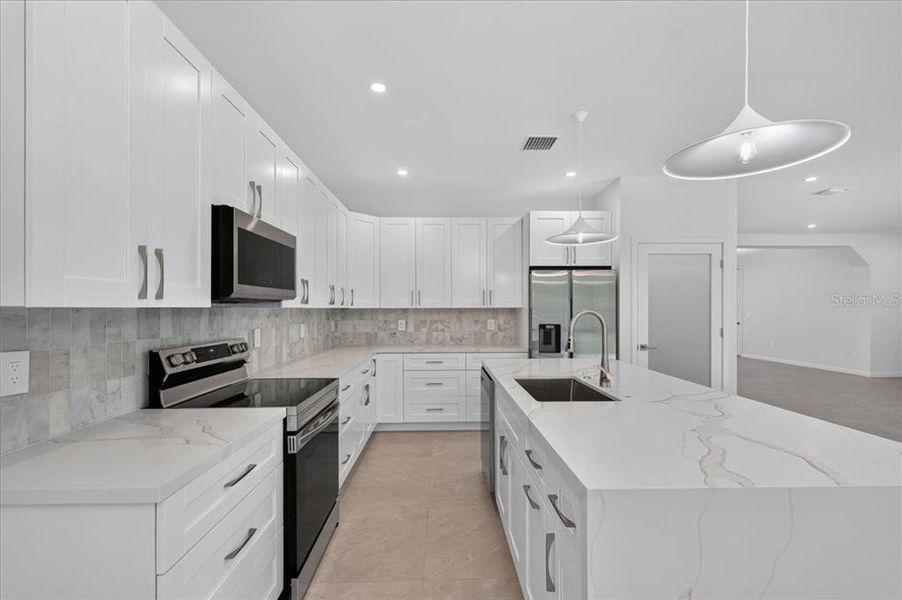 Furnished interior view inside a new home in , Seminole (Image 17).