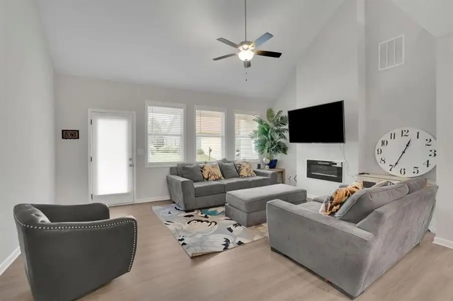 Furnished interior view inside a new home in , Austell (Image 10). Furnished interior view inside a new home in , Austell (Image 10).