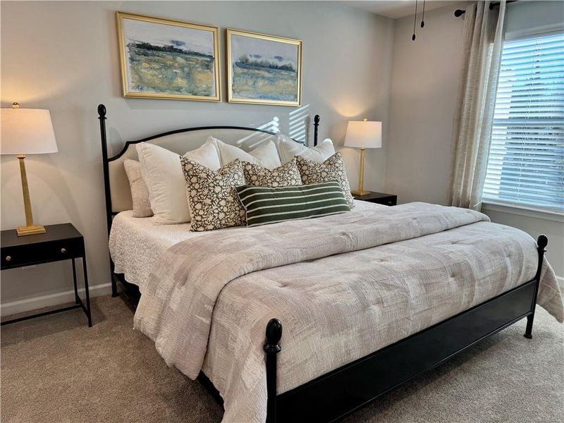Furnished interior view inside a new home in Silver Leaf, Dawsonville (Image 11).