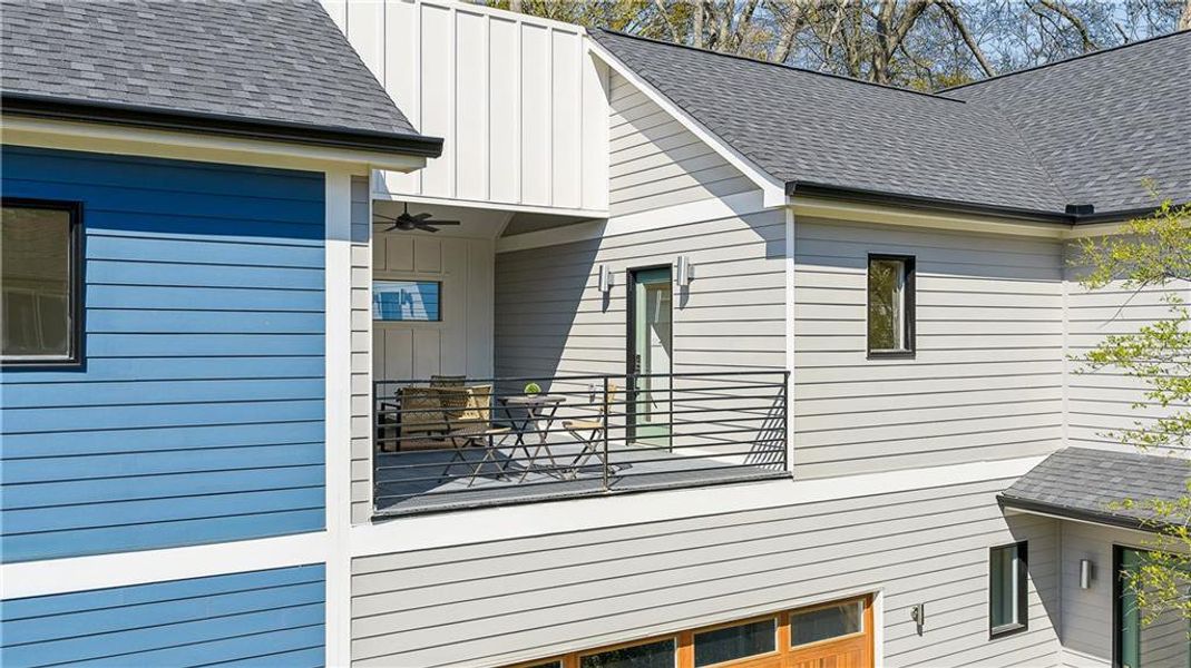 Exterior details and patio area of a home in , Atlanta (Image 22).