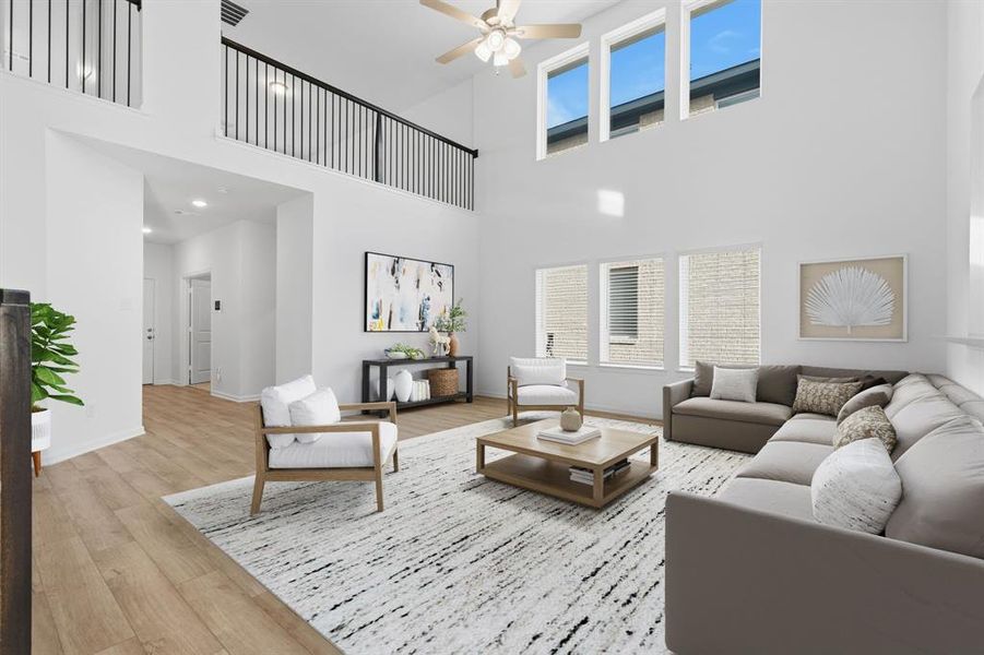 Furnished interior view inside a new home in , Forney (Image 18). Furnished interior view inside a new home in , Forney (Image 18).