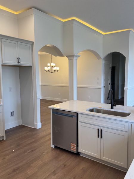 Furnished interior view inside a new home in Pointe Summit, Slater-Marietta (Image 6).