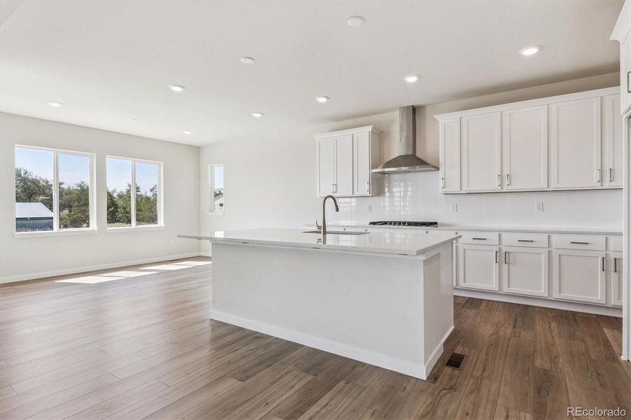 Furnished interior view inside a new home in Prestige Collection at Parkdale Commons, Lafayette (Image 9).