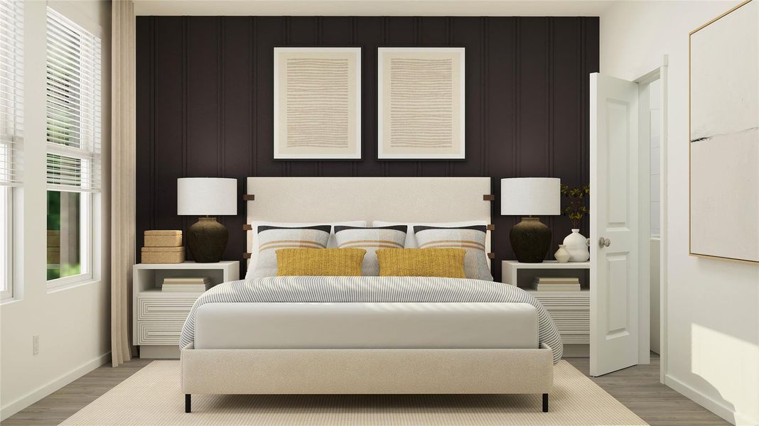 Furnished interior view inside a new home in Elm Creek, Elgin (Image 27).