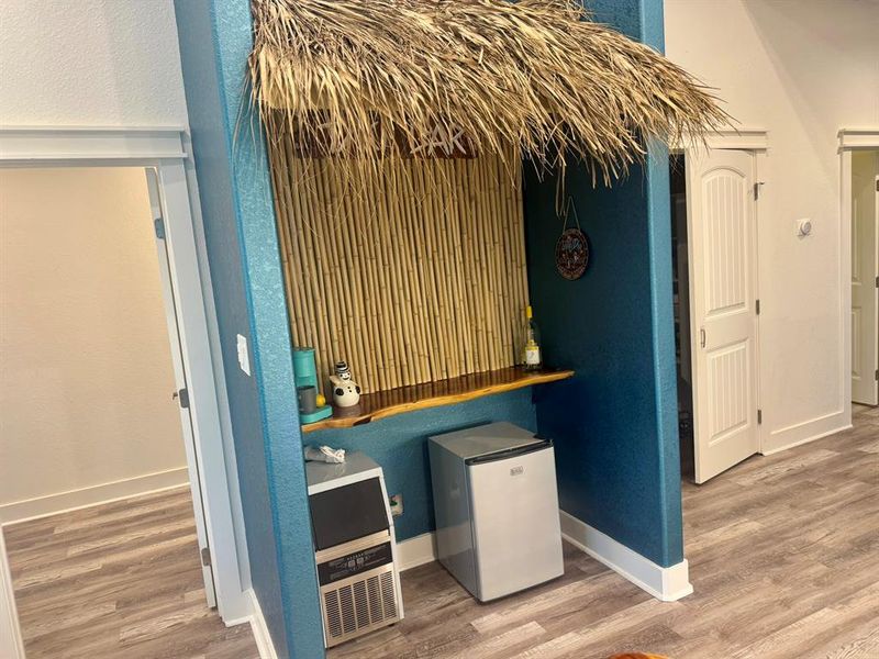 Palapa wet bar