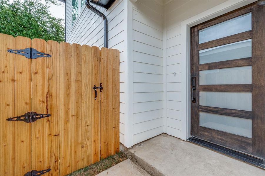 View of property entrance