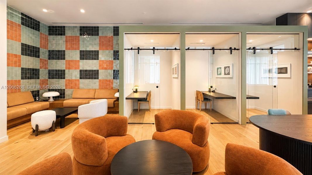 Furnished interior view inside a new home in , Miami (Image 5).