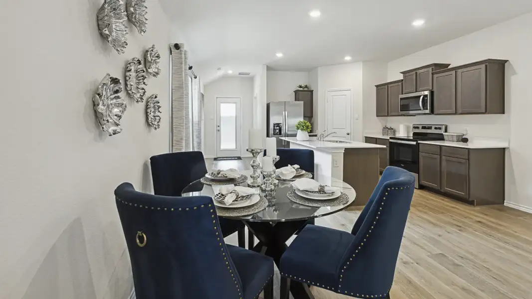 Furnished interior view inside a new home in Wildcat Ranch, Crandall (Image 8).