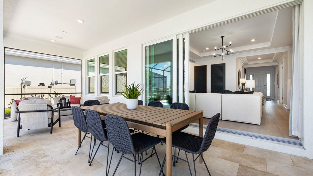 Representative furnished interior of a home built from the Monte by Taylor Morrison in Skye Ranch Community Group Page, Sarasota (Image 17).