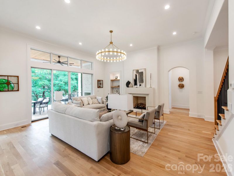 Furnished interior view inside a new home in , Charlotte (Image 5).