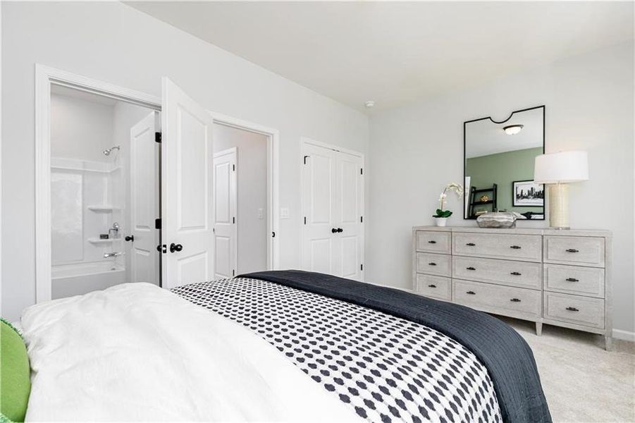 Furnished interior view inside a new home in Westside Bend at Proctor Creek Townhomes, Atlanta (Image 5). Furnished interior view inside a new home in Westside Bend at Proctor Creek Townhomes, Atlanta (Image 5).