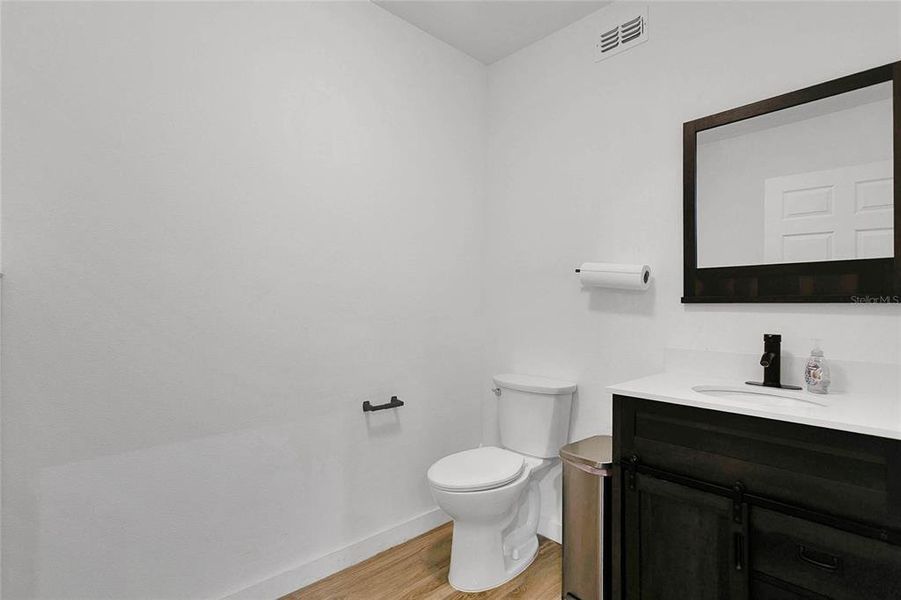 Bathroom downstairs @ entrance Bathroom downstairs @ entrance