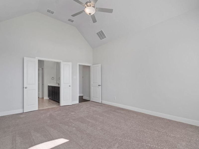 Representative unfurnished interior of a home built from the Weston by Landon Homes in East Village - Classic Series, Frisco (Image 29). Representative unfurnished interior of a home built from the Weston by Landon Homes in East Village - Classic Series, Frisco (Image 29).