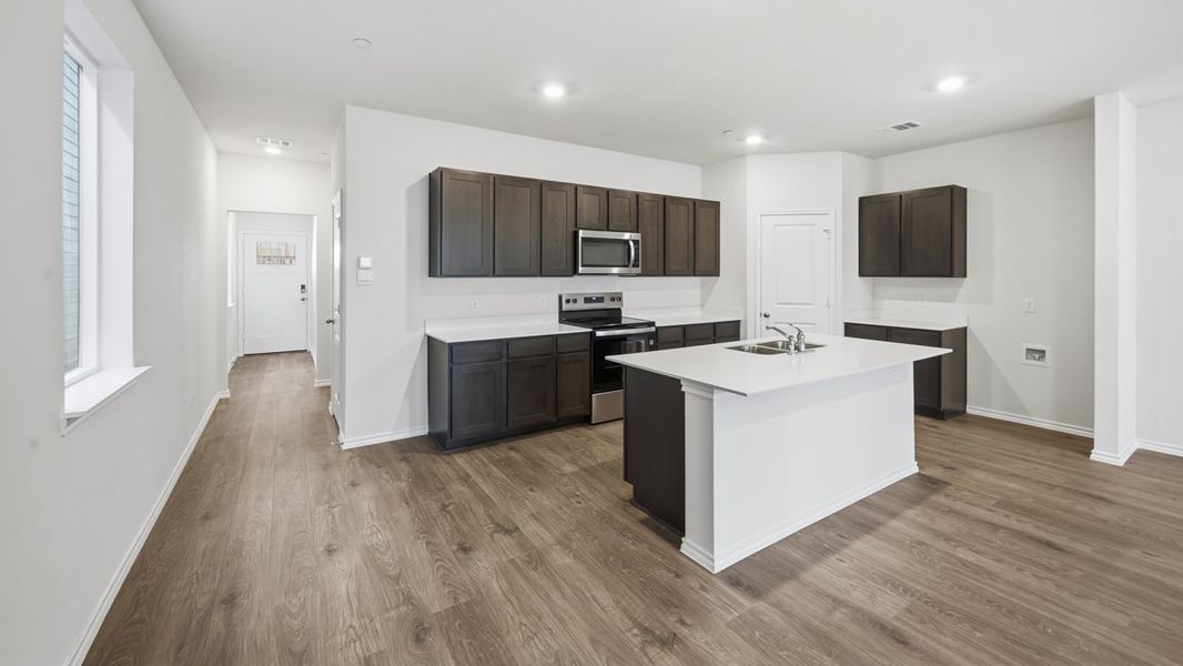 Furnished interior view inside a new home in Arbor Trails South, Princeton (Image 3).