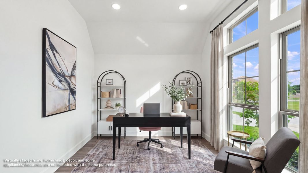 Furnished interior view inside a new home in Eliana, McKinney (Image 11).