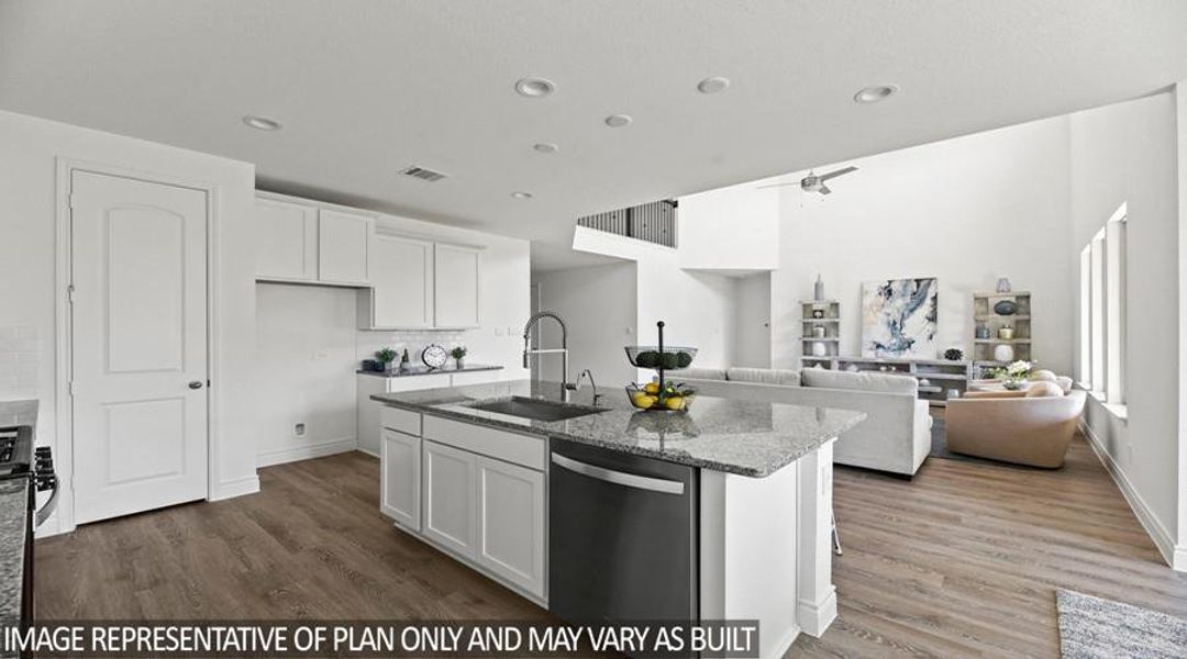 Furnished interior view inside a new home in River Ranch Estates, Dayton (Image 6).