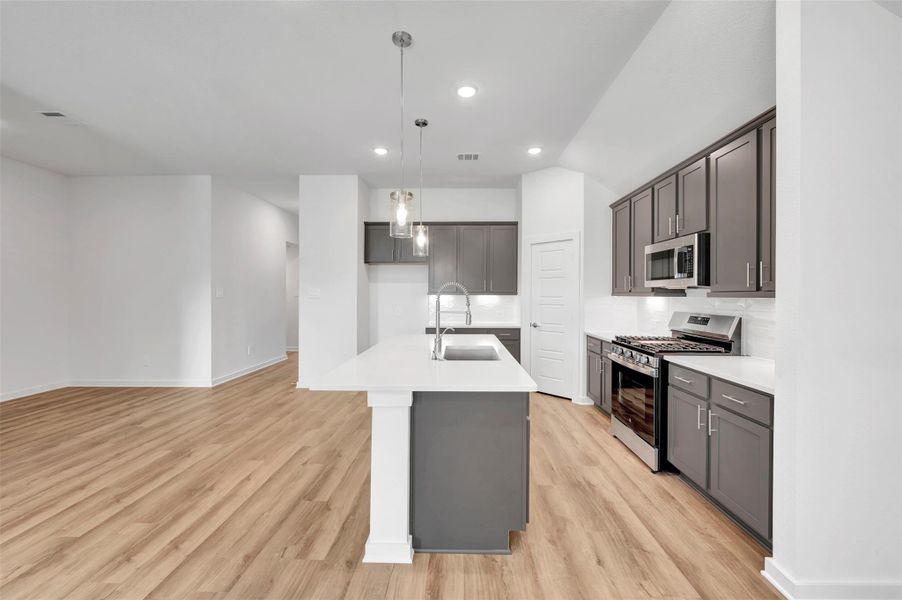 Furnished interior view inside a new home in Sorella, Tomball (Image 13).