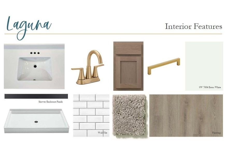 Sample of building materials used in homes in The Estates at Casteel, Bethlehem (Image 3).