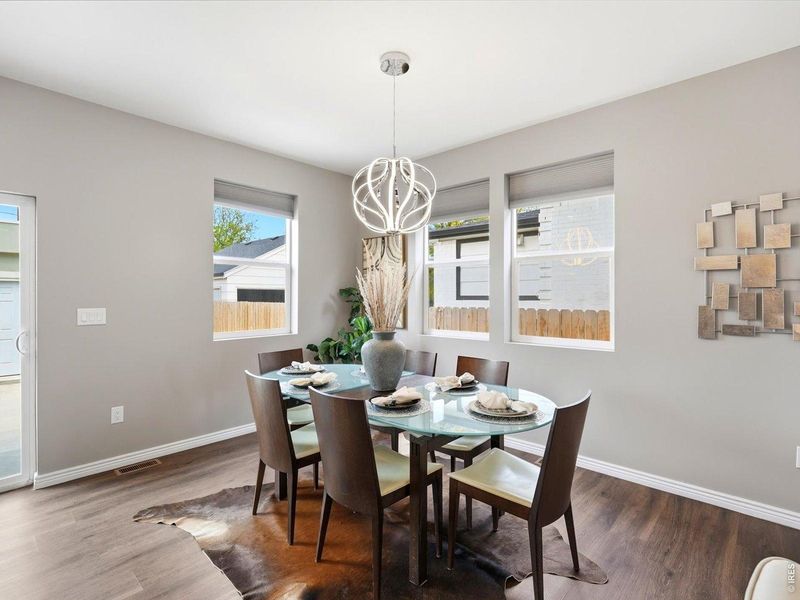 Furnished interior view inside a new home in , Denver (Image 7). Furnished interior view inside a new home in , Denver (Image 7).