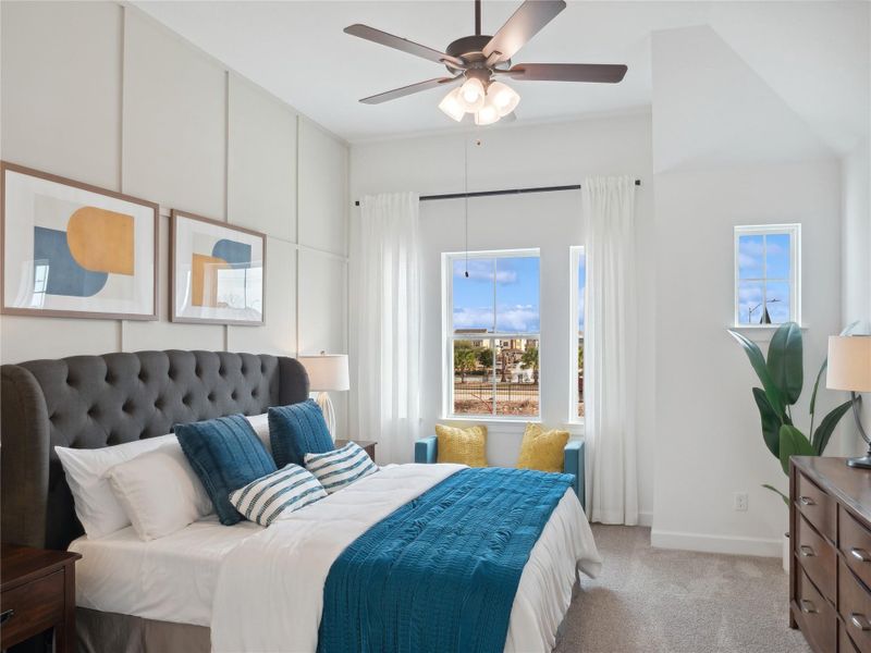 Serene primary suite (*Photo not of actual home and used for illustration purposes only.)