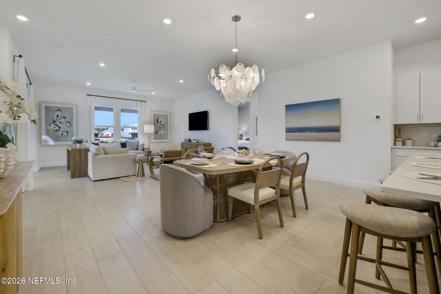Furnished interior view inside a new home in , Flagler Beach (Image 53).