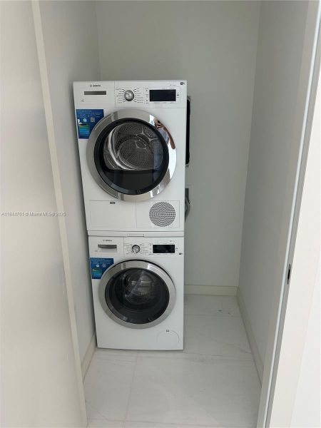 Furnished interior view inside a new home in Aston Martin Residences, Miami (Image 8).