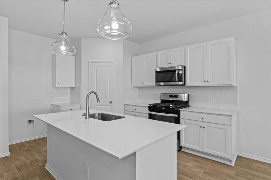 Furnished interior view inside a new home in , Kyle (Image 9).