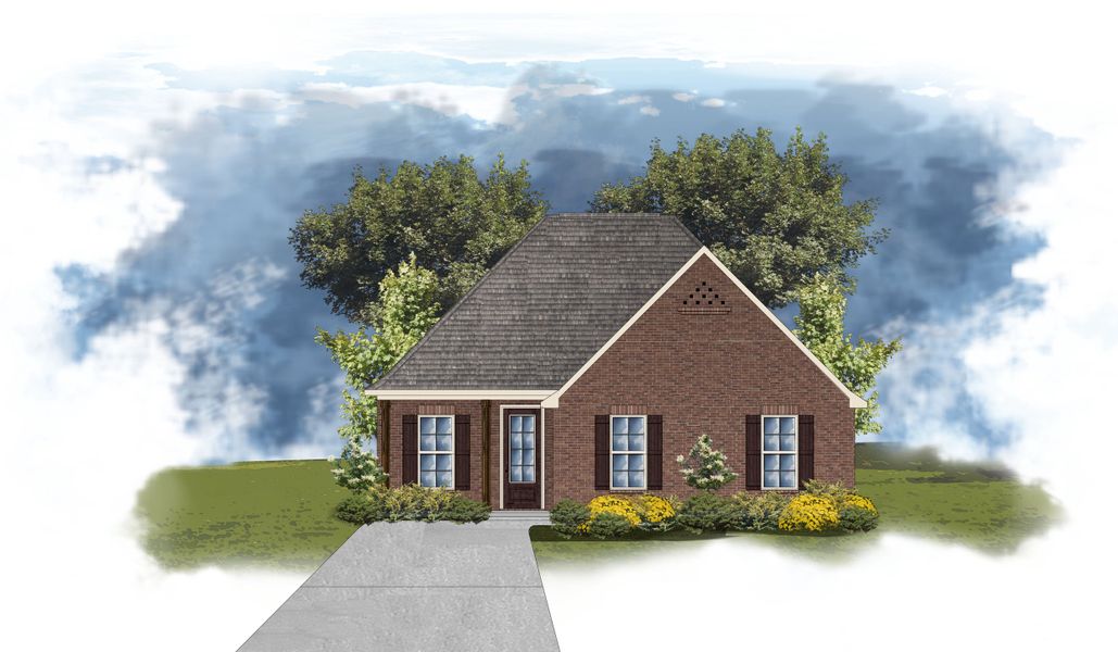 Gauguin III A - Front Elevation - DSLD Homes Gauguin III A - Front Elevation - DSLD Homes