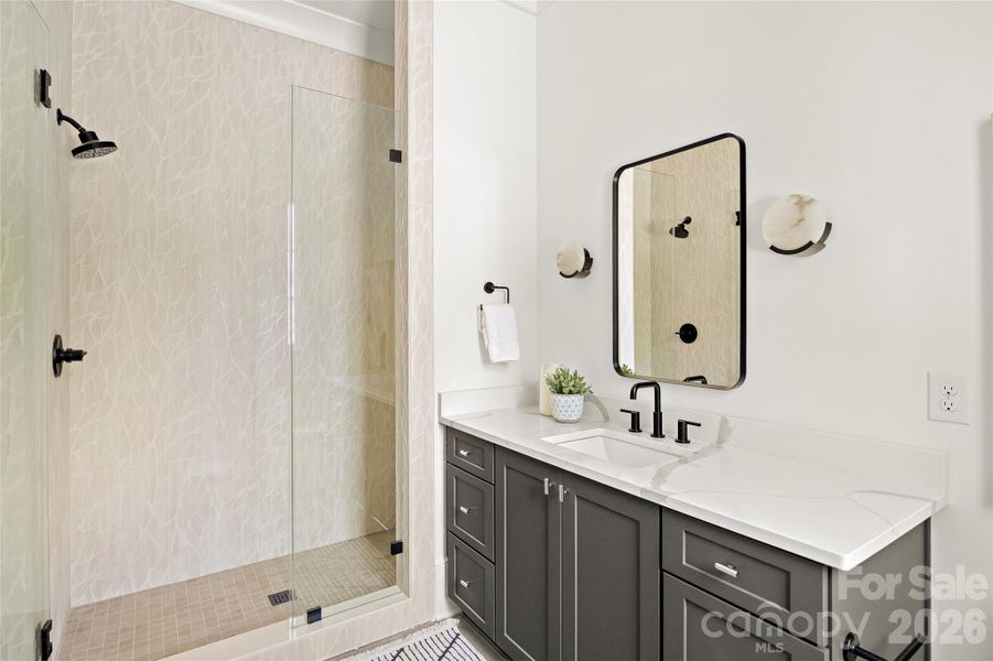 Furnished interior view inside a new home in , Charlotte (Image 9).