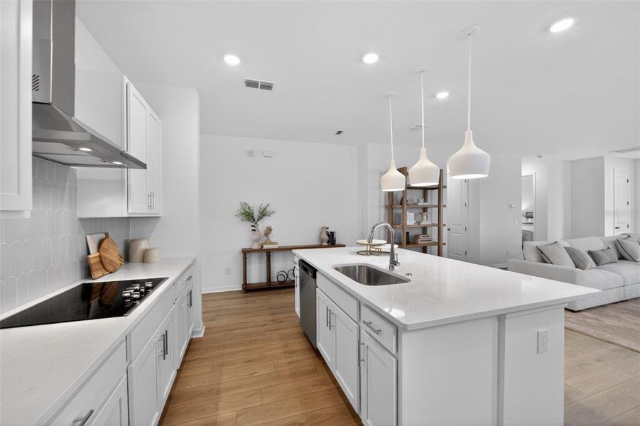 Furnished interior view inside a new home in Weslyn Park, St. Cloud (Image 10).