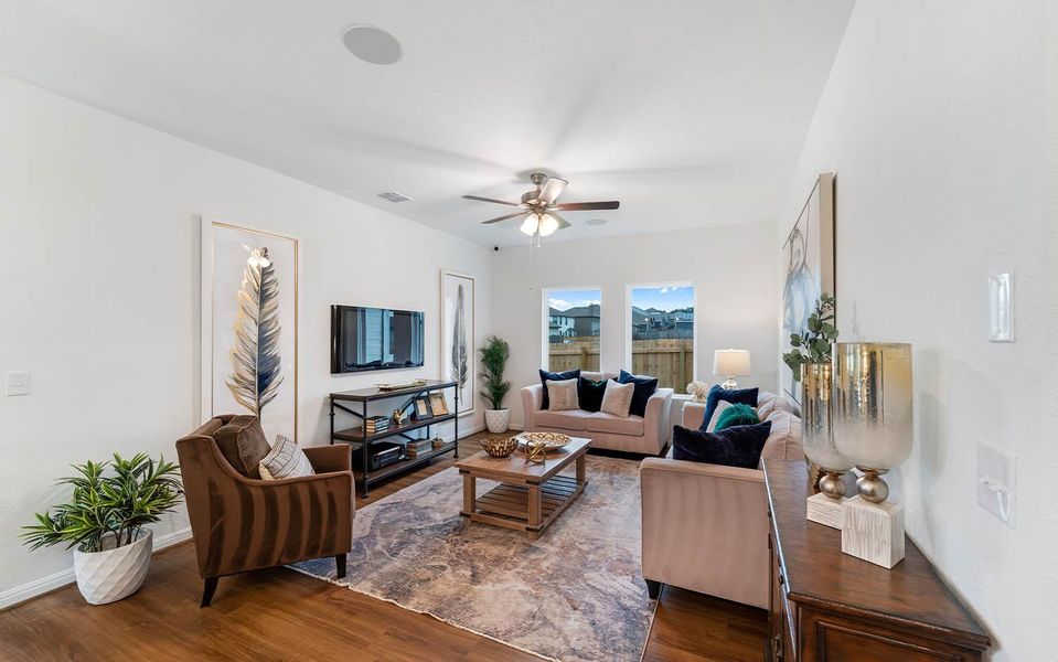 Furnished interior view inside a new home in Cool Water, Jarrell (Image 2).